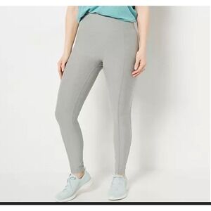 Zuda Womens XXS High Waisted Leggings Sage‎ Green Heathered Athletic Yoga Pants